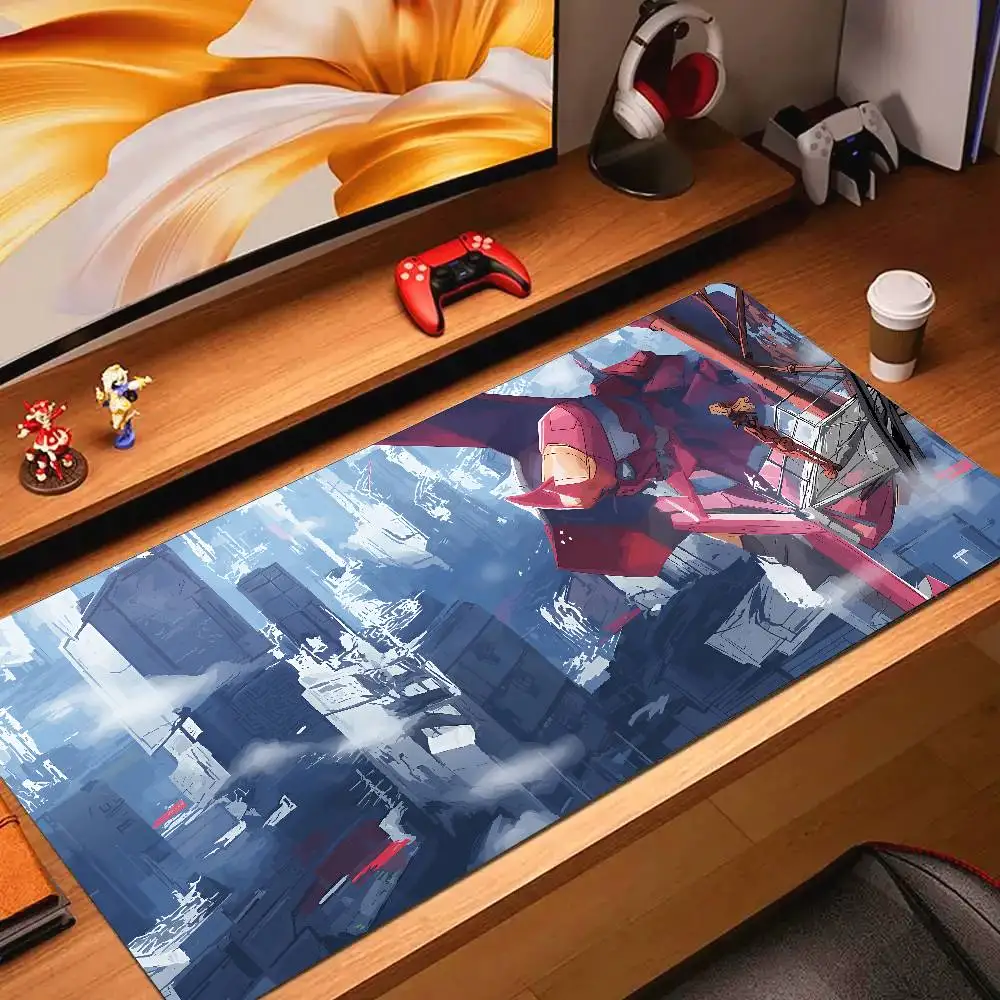 Mouse Pads Large Gaming Mousepad XXL Keyboard Gamer Mouse Pad Laptop Desk Mat Anime Girl Asuka E-Evangelions Mouse Mats
