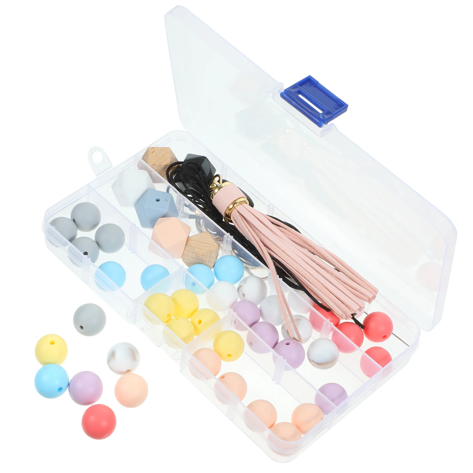 

DIY Bracelet Silicone Beads Keychain Pendant Set Jewelry Making Crafts Car Decorations H made Accessories Windchimes