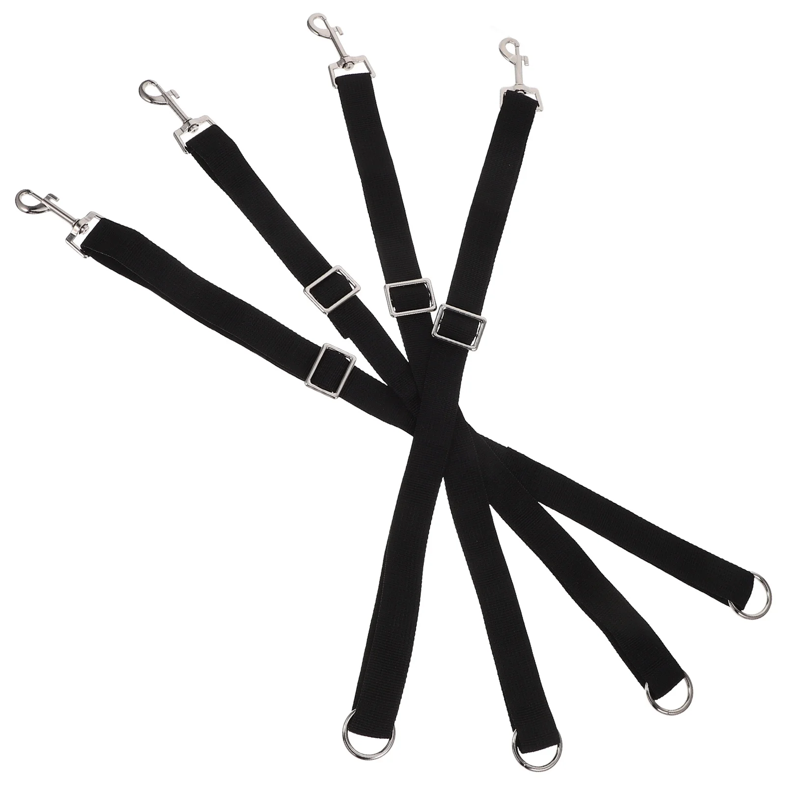 Sangles de seau réglables en Nylon, 4 pièces, pour stands de chevaux, cordes de fixation d'alimentation suspendues robustes, cintres d'alimentation durables en plein air pour ferme
