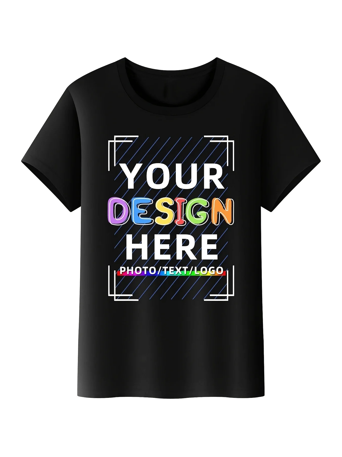 TShirts for Men And Unisex with Options to Add Text Logos Photos Or Names0pure  Breathable Sweat-wicking and Soft Suitable for Daily Commutes Lounging at Home and Casual Wear.