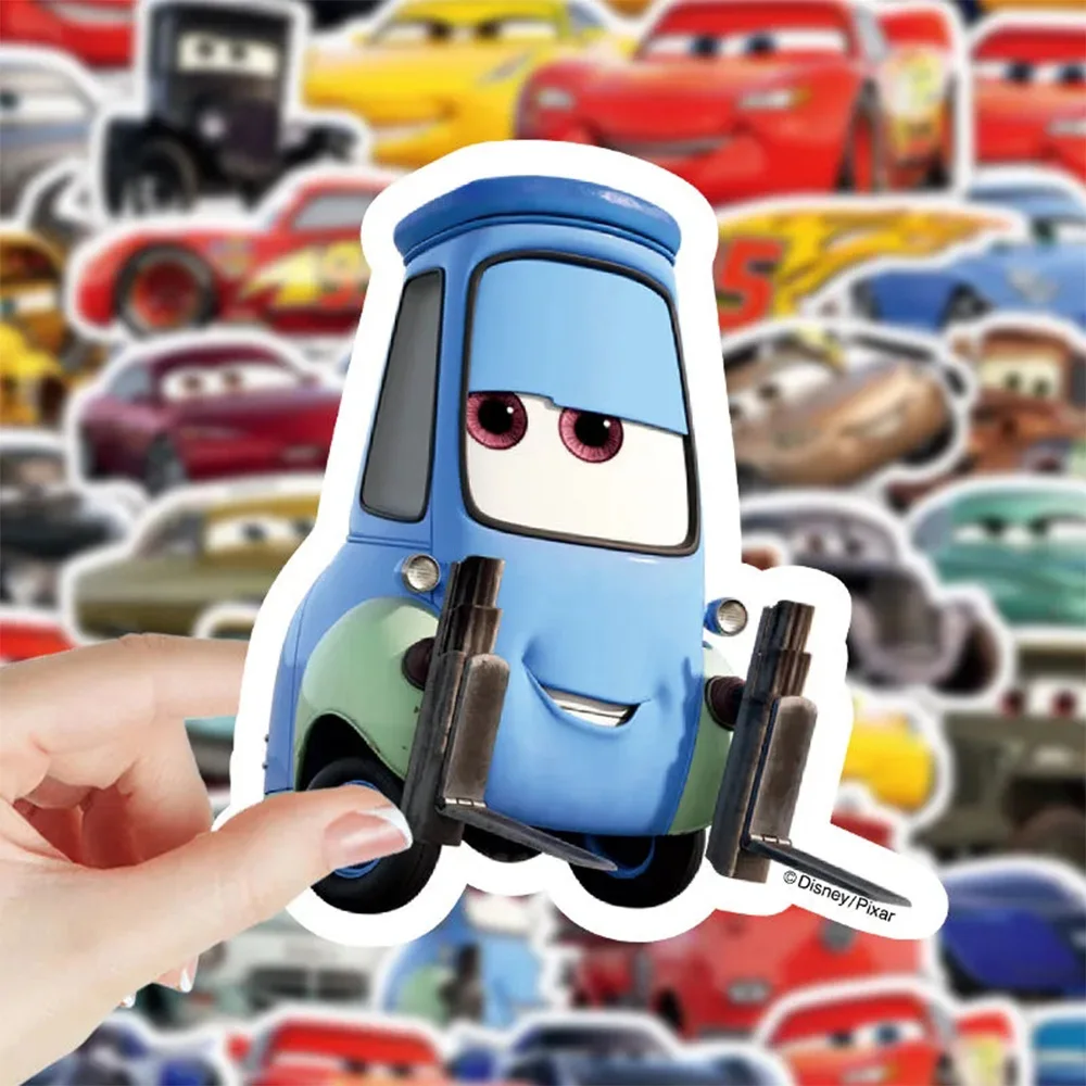 10/30/50pcs Disney Classic Anime Cars Stickers Cool Lightning Mcqueen Graffiti Sticker Phone Laptop Diary Cartoon Kids Decal Toy