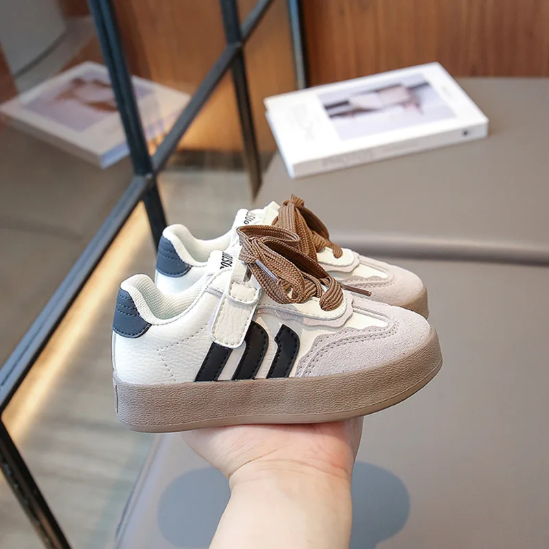 2024 Spring New Girls Shoes Breathable Boys Sneakers Fashion Casual Children Sport Shoes Big Child Board Shoes 3 To 12 Years Old