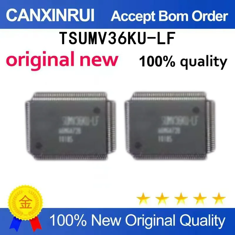 

(5pcs-100pcs）TSUMV36KU-LF QFP128 LCD screen driver board chip is brand new