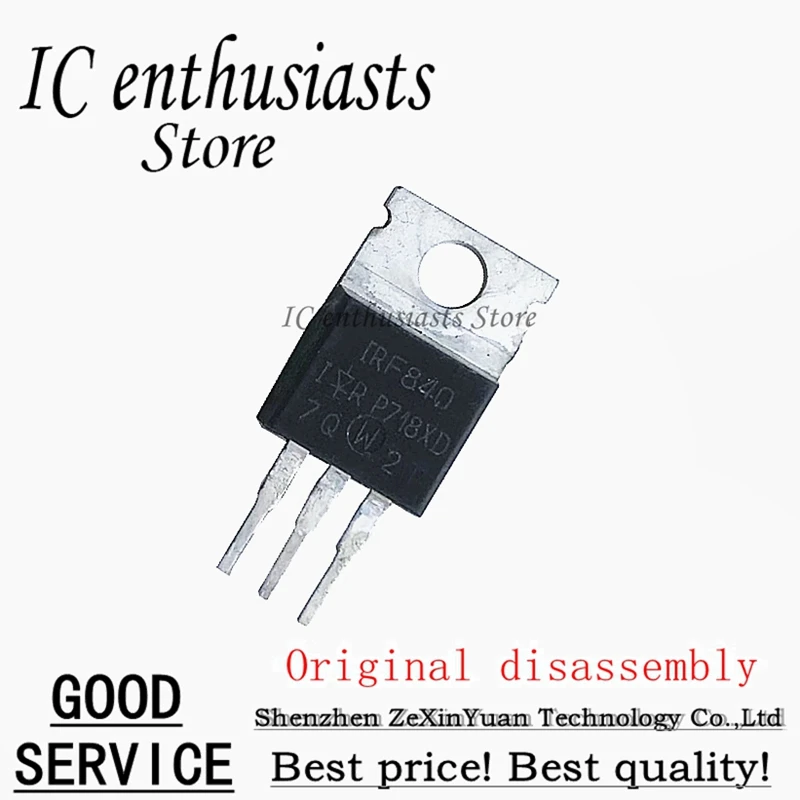 

10PCS IRF840 IRF840PBF 8A 500V TO-220 Original disassembly