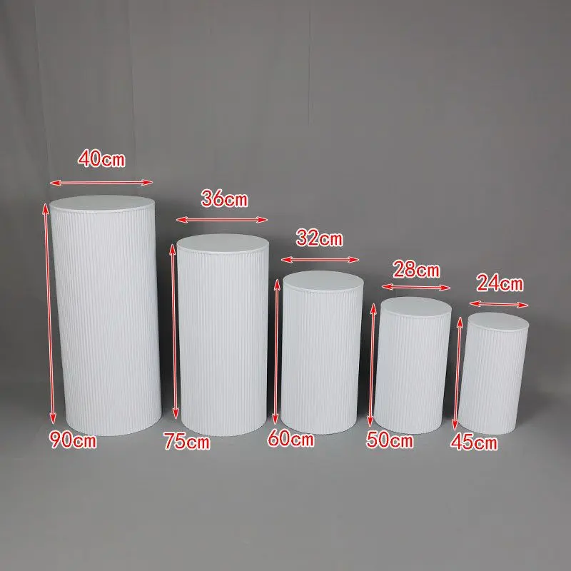 Wedding Cake Stands Plinth Round Cylinder Metal Display Plinths for Wedding Party