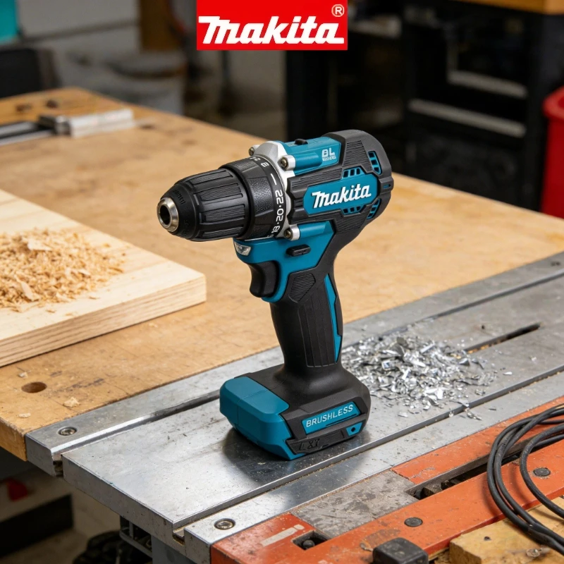 

Аккумуляторная ударная дрель-шуруповерт Makita DDF487 10 мм, бесщеточная, 18 В, литий-ионная, с высоким крутящим моментом