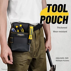1pc Multifunctional Tool Pouch, Waist Oxford Cloth Wrench Screwdriver Tool Bag, Tool Belt/Utility Pouch, Adjustable  Belt