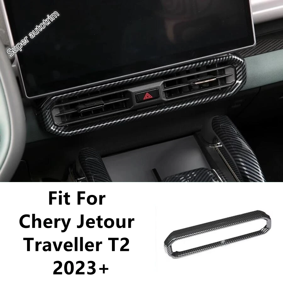 

Center Control Middle AC Air Conditioning Outlet Vent Panel Cover Trim Accessories For Chery Jetour Traveller T2 2023 2024 2025