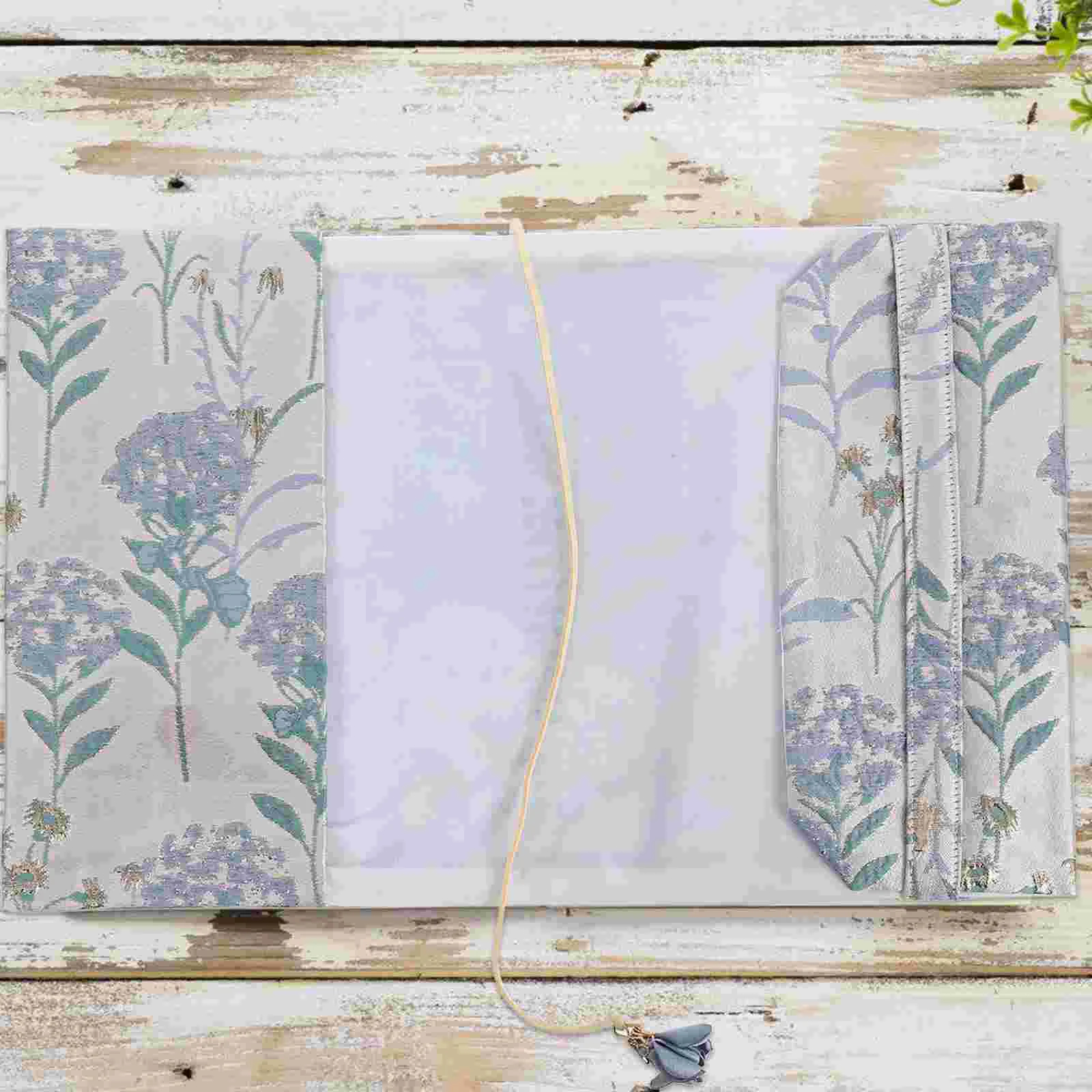 Handmade Cloth Book Cover Protector for Students Note Scrapbook Decorative Sleeve Books Manual Stylish