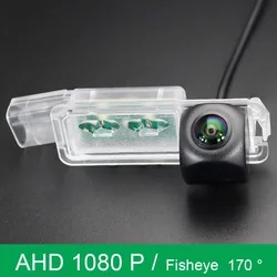 AHD 1080P 170° Fish Eye Car Rear View Camera For SEAT Leon 1P MK2 5F MK3 / Leon4 3d 5d Hatchback Exeo / Exeo ST HD Night Vision