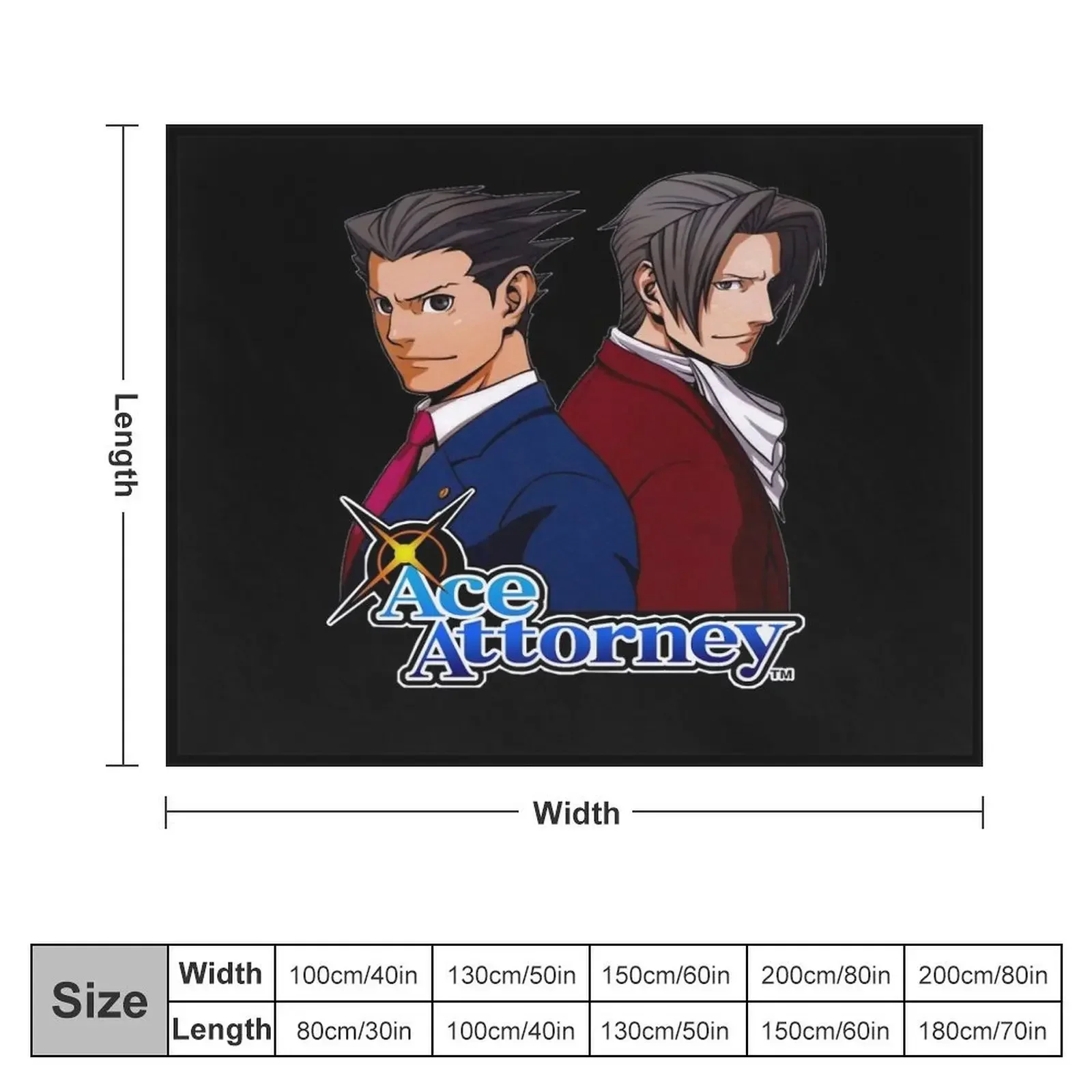 Photographic Famicom Copy Of The Great Ace Attorney Throw Blanket Tourist Luxury Custom Blankets