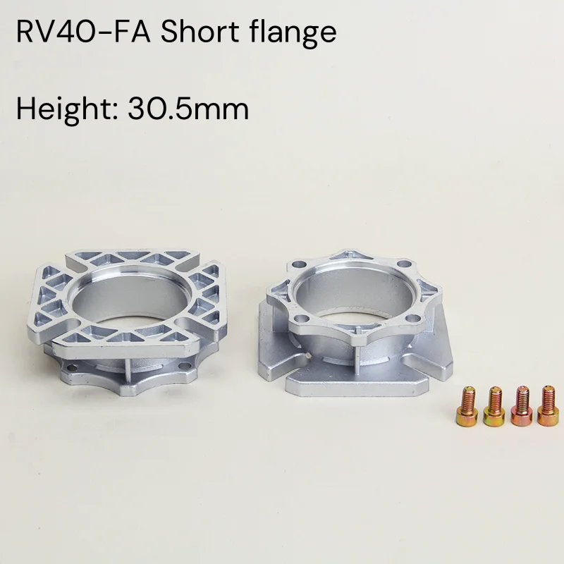 RV verloopstuk uitgangsflens NMRV wormwiel verloopstuk zijverbinding flens verloopstuk accessoires Voor RV30 RV40 RV63 RV75 RV90 RV110