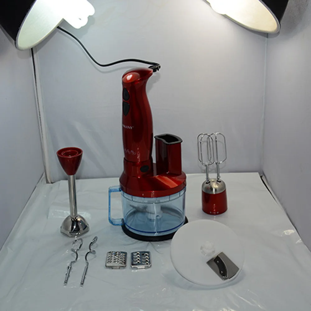 Kitchen Gadget 7-In-1 Blender Meat Grinder Hand-Held Cooking Stick Electric Immersion Blender