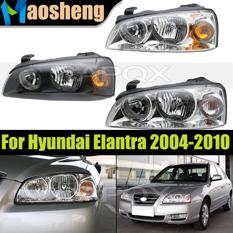 

Галогенная передняя фара для Hyundai Elantra 2004-2010, левая (водительская)