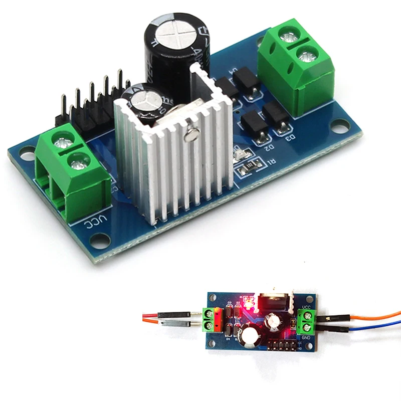 

LM7805 DC 5V Three Terminal Voltage Regulator Power Supply Stabilizer Module