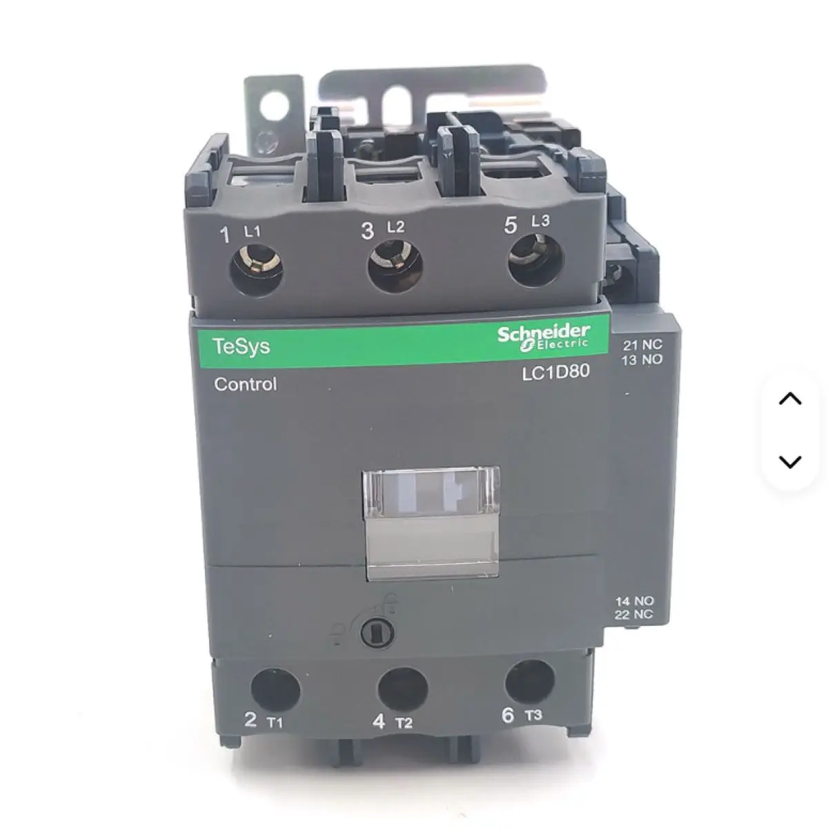 

LC1D80P7C LC1D80P7 Contactor, 3P(3NO), AC-3/AC-3e, 440V, 80A, 230V AC 50/60Hz coil, screw clamp terminals