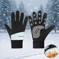Winter Warm Gloves,Windproof Thermal Non-Slip Palm, Flexible Touch Screen Gloves for Men and Women Driving Hiking - Warm Gifts