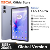 OSCAL Blackview Tab 16 Pro Tablet PC, T616 Octa Core, 11'' FHD+ Display 24GB(8+16) RAM 256GB ROM 7700mAh 4G Android 14 Tablets