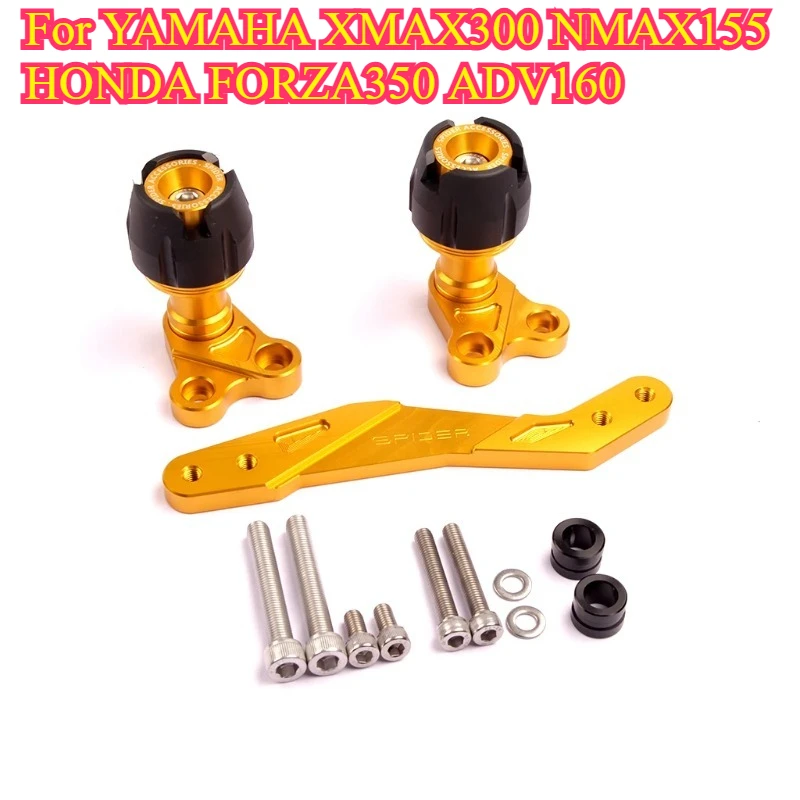 

Motorcycle Exhaust Pipe Falling Protection Ball for YAMAHA X-MAX300 XMAX300 NMAX155 HONDA FORZA350 Adv160 Anti Drop Accessories
