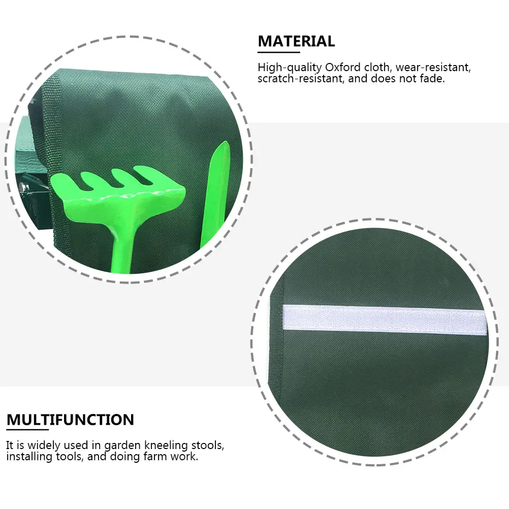 

2 Pc Kneeling Stool Cloth Bag Gardening Bench Kneeler Seat Multi Functional Pad for Oxford Folding