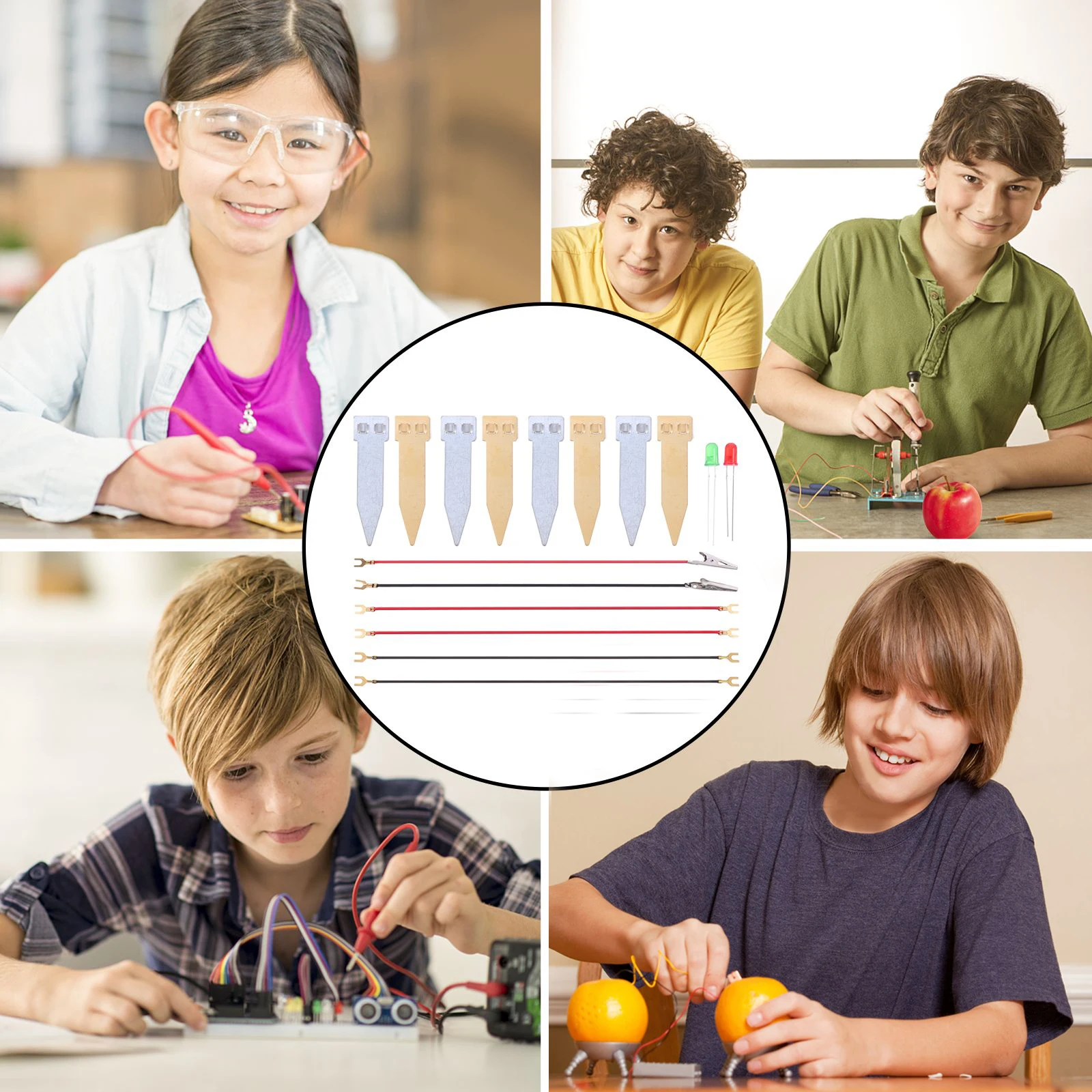 

Kits Zinc Copper Science Experiment Supplies Physics Child Home Teaching Toys STEM Kit Science Project