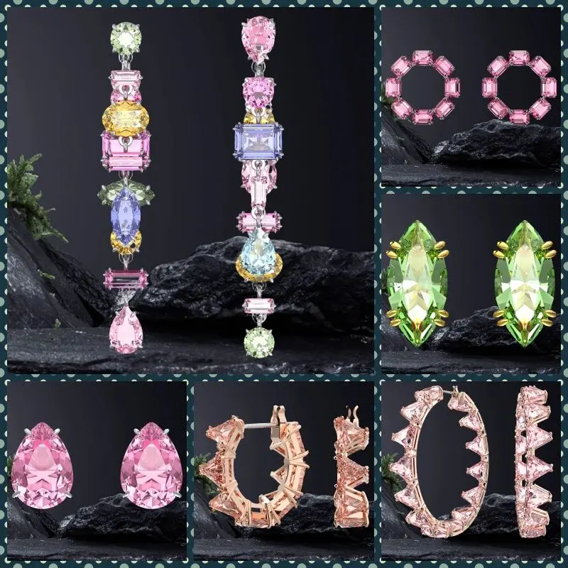 

2025 Editor's Pick Dazzle Refulgent Women's Easter Sunday Earrings Pastel Colors Seasonal Favorite