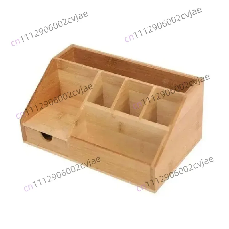 1PC Multifunctional Wooden Office Desktop Storage Box Desk Clutter Storage Box Pen Holder Desk Organizer Organizador De Escritor