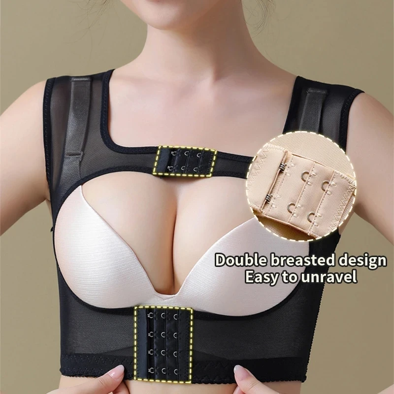 Invisible Body Shaper Corset Women Chest Posture Corrector Bra Belt Back Shoulder Support Brace Posture Correction for Health