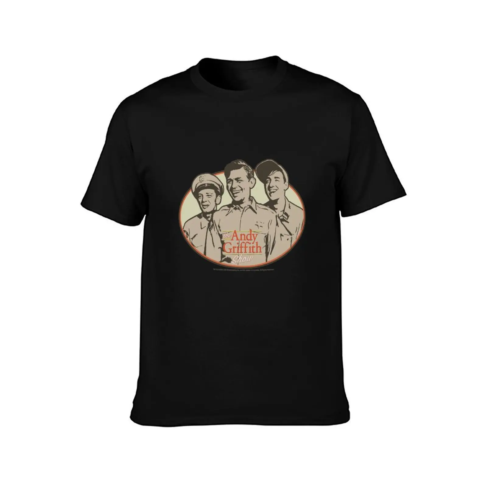 CBS267_Andy Griffith 3 Funny Guys T-Shirt Lightweight Print T-Shirt
