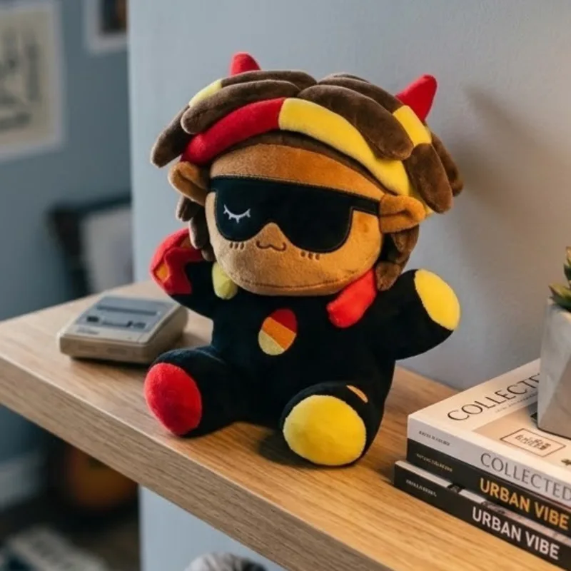 

2026 New Flamefrags Plush The Immortal Demon Toy Cartoon Fire Character Stuffed Doll Soft Plushie Birthday Gift For Kids