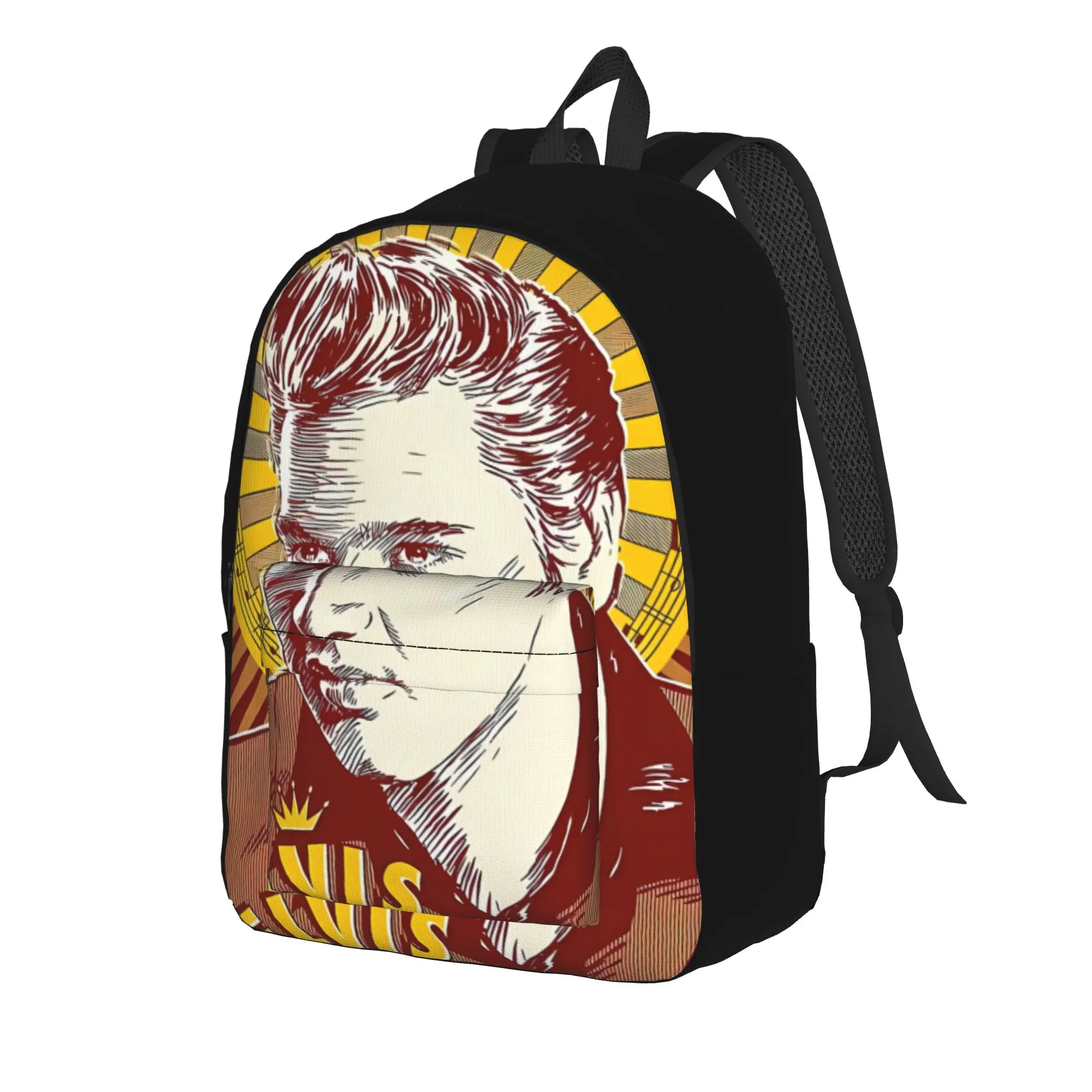 E-Elvis Bookbag Back to School Season Path To Fame Poster  Good Quality Backpack