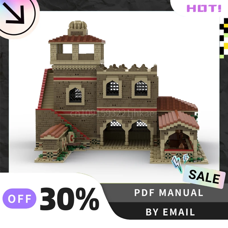 [5712 個] カスタマイズされた MOC アーチェリーレンジクリエイティブビルディングブロックセット STEM 教育玩具建設モデルキット誕生日ギフト