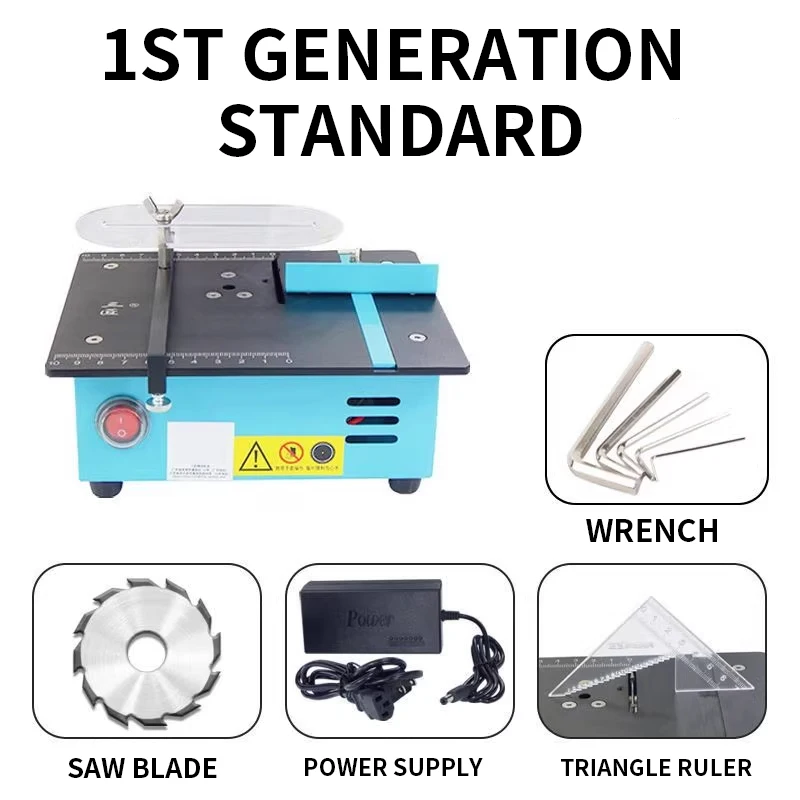 1T/2T Mini Multifunctional Table Saw Electric Desktop Saws Small Household DIY Cutting Tool Woodworking Bench Lathe Cutter Machi
