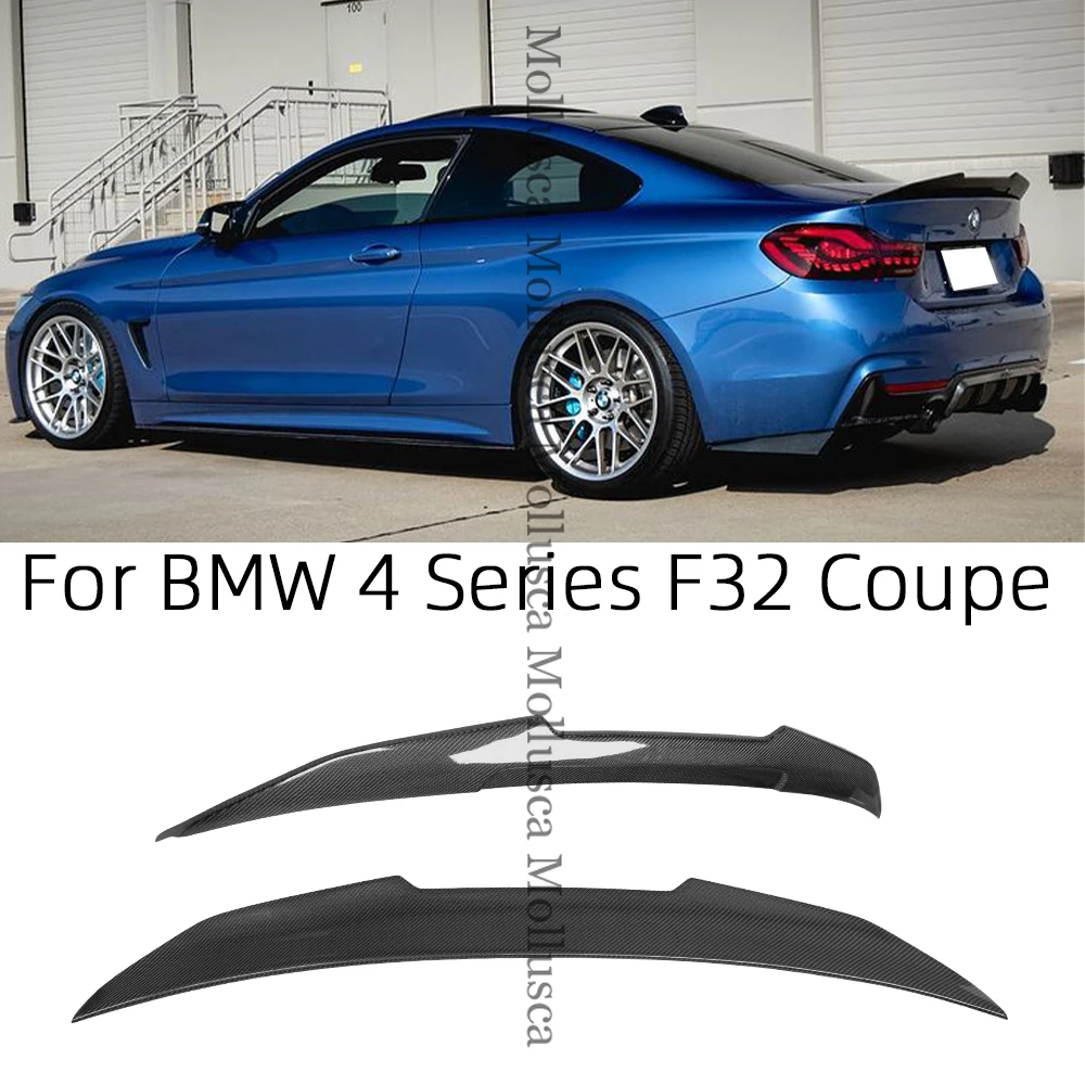 

For BMW 4 Series F32 Coupe PSM Style Carbon fiber Rear Spoiler Trunk wing 2013-2019 430i 435i 440i FRP honeycomb Forged