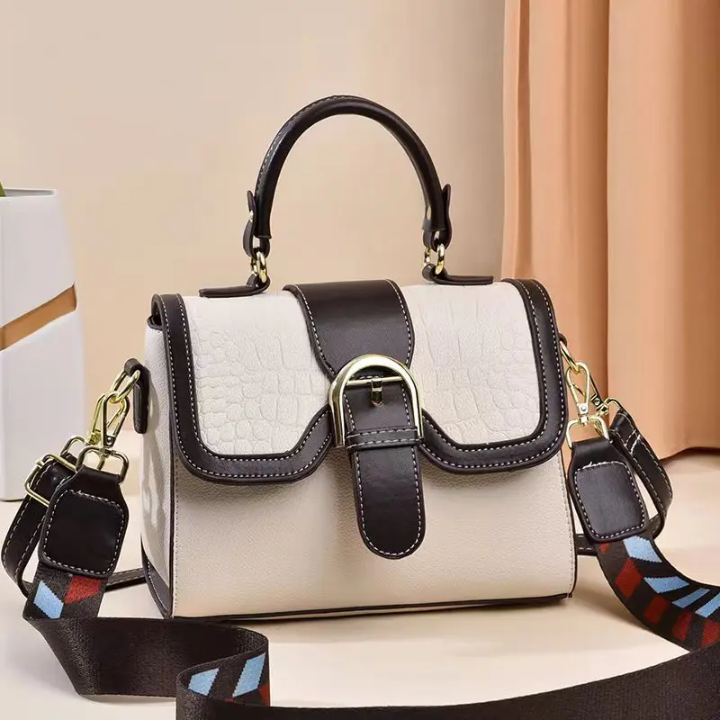 

Fashionable Women's Handbag 2025 New Model Handheld Crossbody Smooth Surface Quality Single Shoulder Bag for Ladies