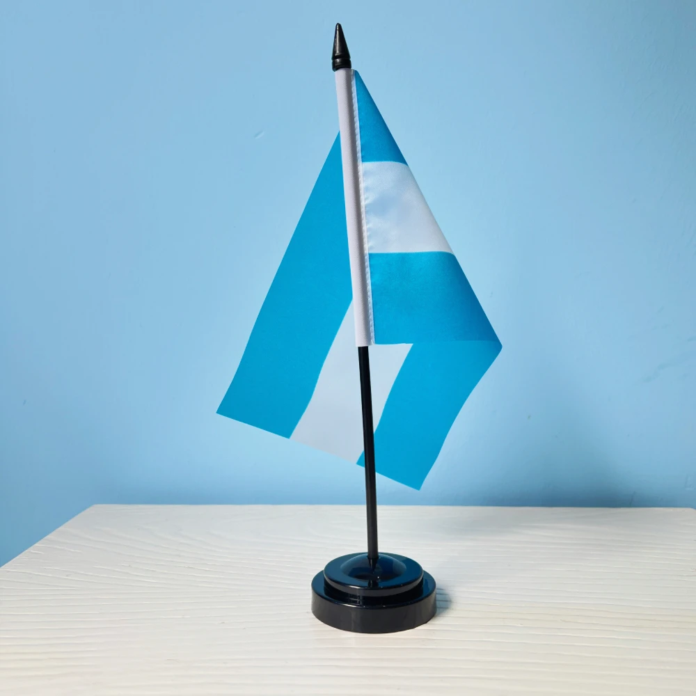 14*21cm Office Desk Flag Of Argentina Banner Polyester Argentine National