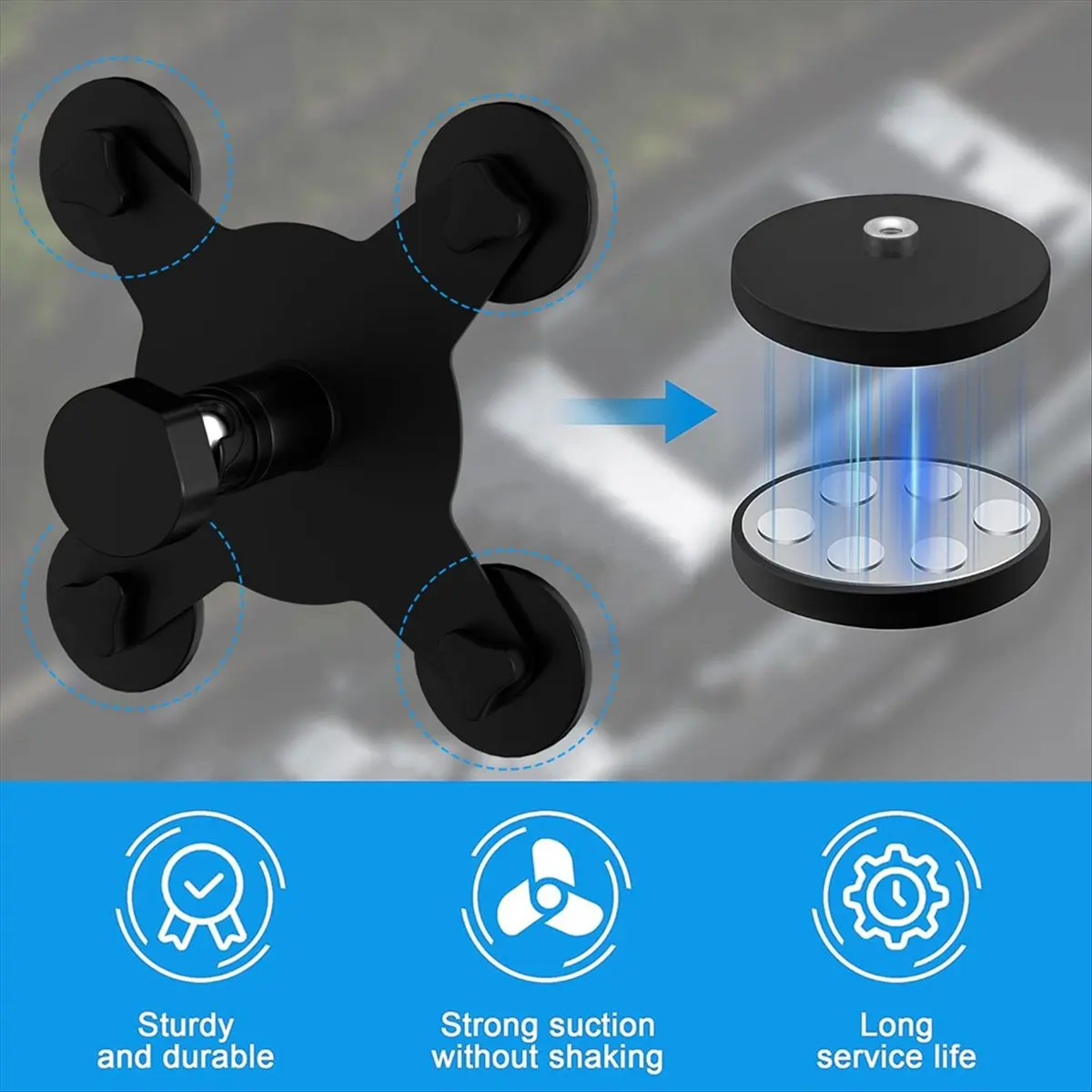 A1044Z For Mini Magnetic Roof Mount Adjustable Base for Car Roof/Window Reliable Quality