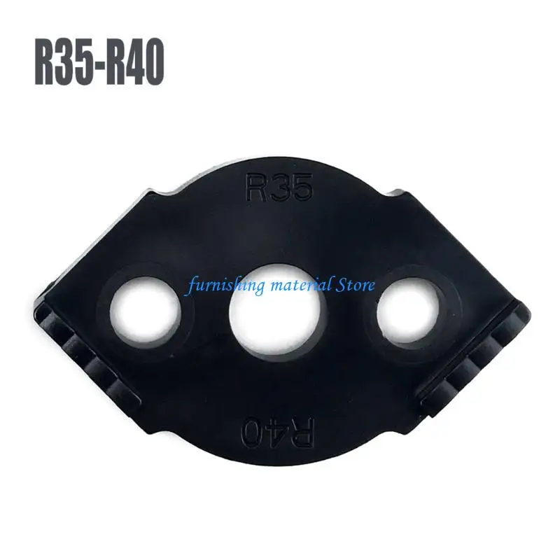 Y5GD 4pcs Radio Radio rápido Herramienta carpintería carpintería Semi redonda Localizador rápido R-Angle R-Boño