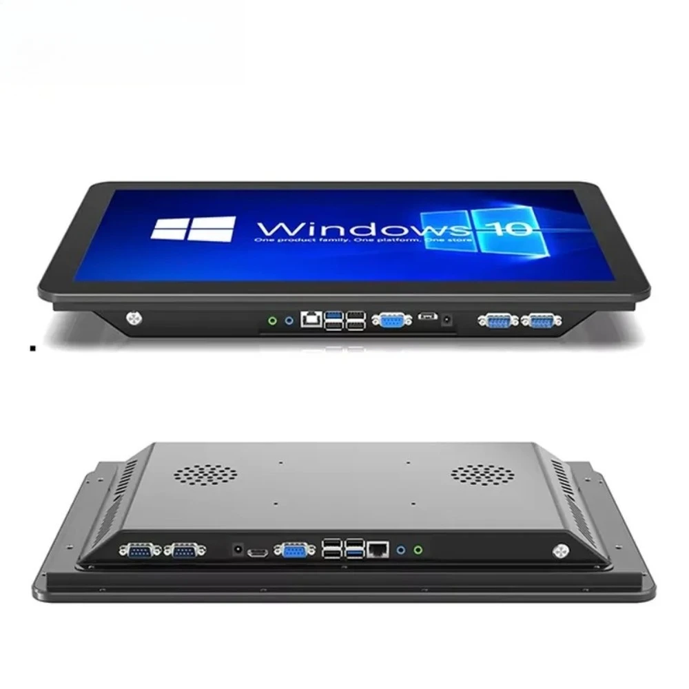 All-in-one PC with 27-inch FHD LCD, Core I5 processor, 16GB RAM, SSD + HDD, 1920x1280 black industrial display