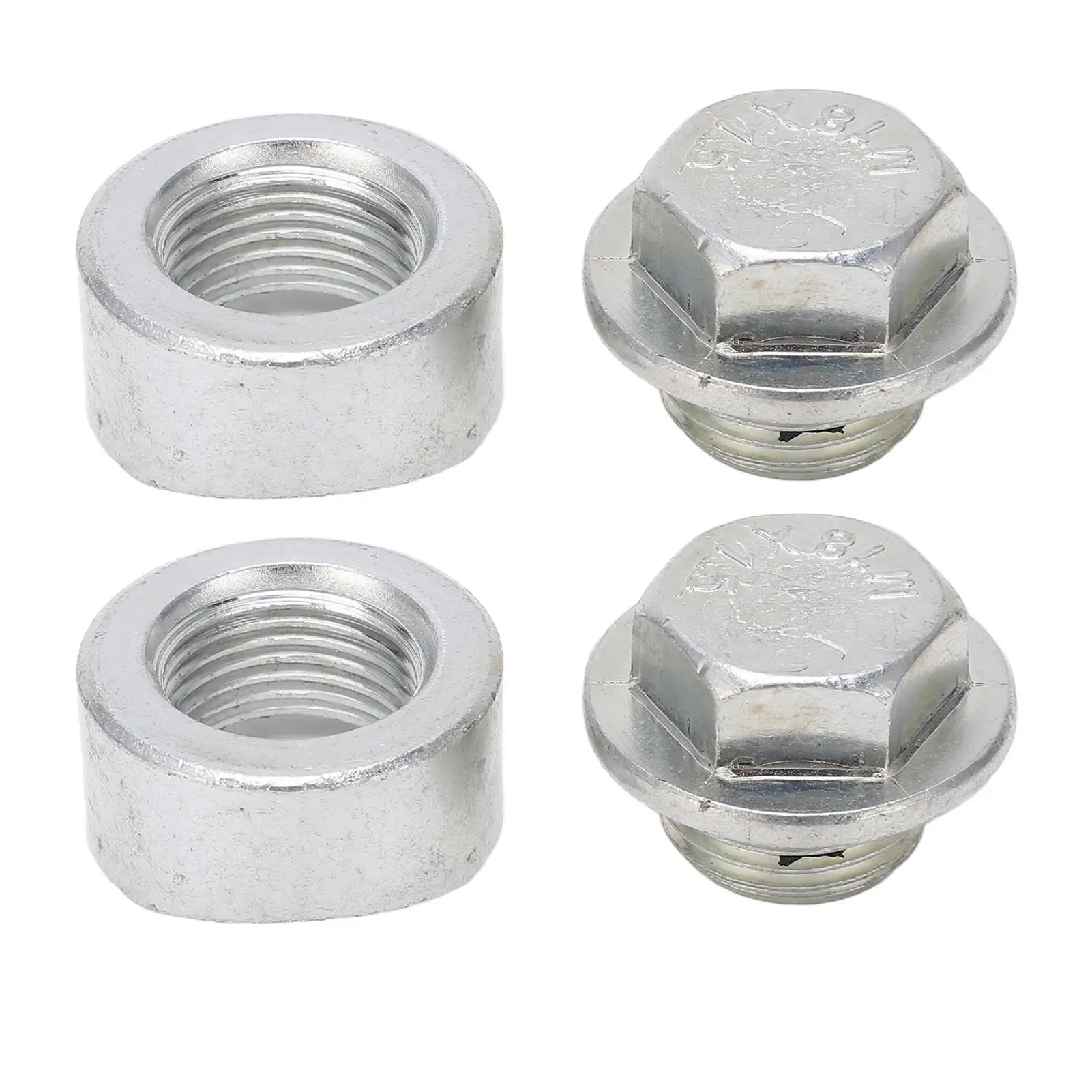 

Oxygen Sensor Fitting Bungs High Accuracy Oxygen Sensor Mounting Bung Universal Easy Carry with Zinc Plated Plugs for car