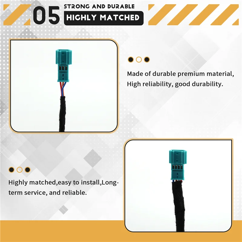 Illuminated LED Car AC/Radio Footwell Y-Shaped Adapter Cable Diverter For BMW F30 F32 F34 M3 M4