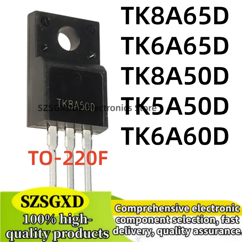 10-20Uds 100% new TK5A50D TK6A60D TK6A65D TK8A50D TO220F TK8A65D K5A50D K6A60D K6A65D K8A50D K8A65D TO-220F