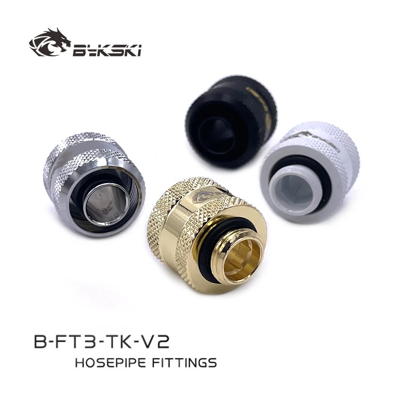 

Bykski 4/6/8 шт./лот G1/4 дюйма фитинг для шланга ID 10 мм + наружный диаметр 13 мм/ID10 мм + OD16 мм мягкая трубка/ручной латунный соединитель B-FT3-TK-V2