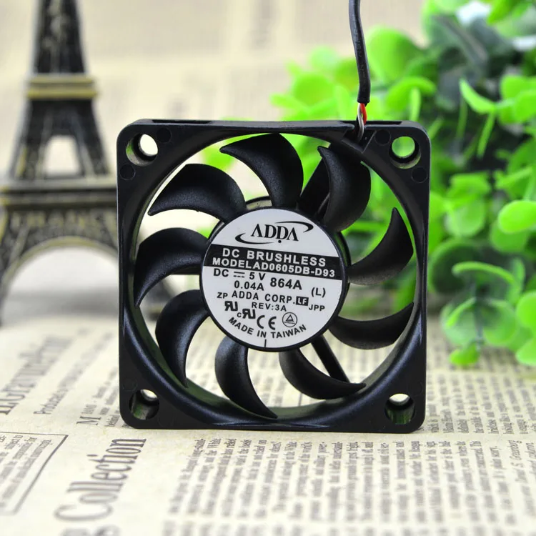 ORIGINAL COOLING FAN 6CM 6015 5V 0.04A AD0605DB-D93