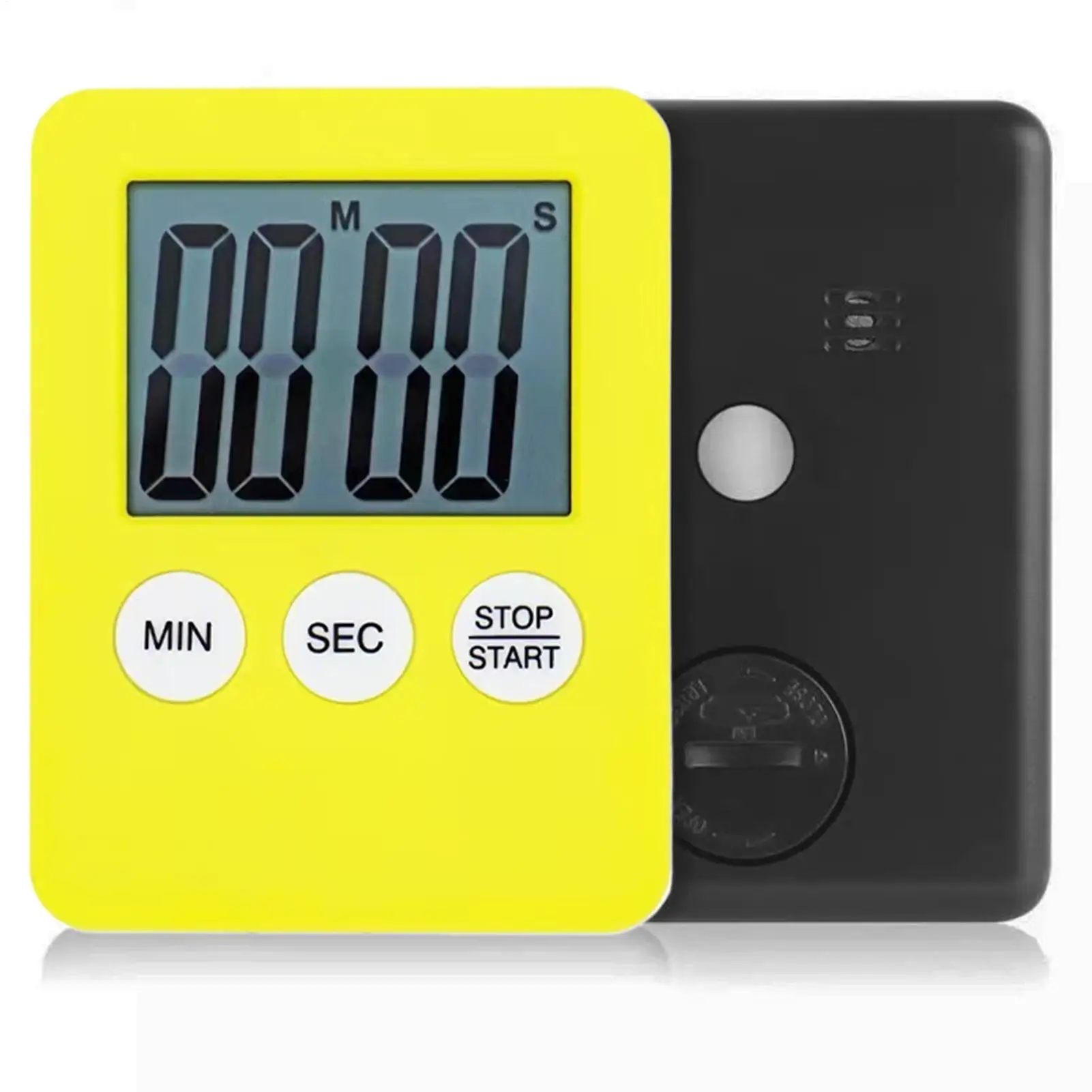 Magnetic Home Kitchen Timer Digital Clear LCD Screen One Click Forward/countdown Alarm Reminders Loud Alarm Timer