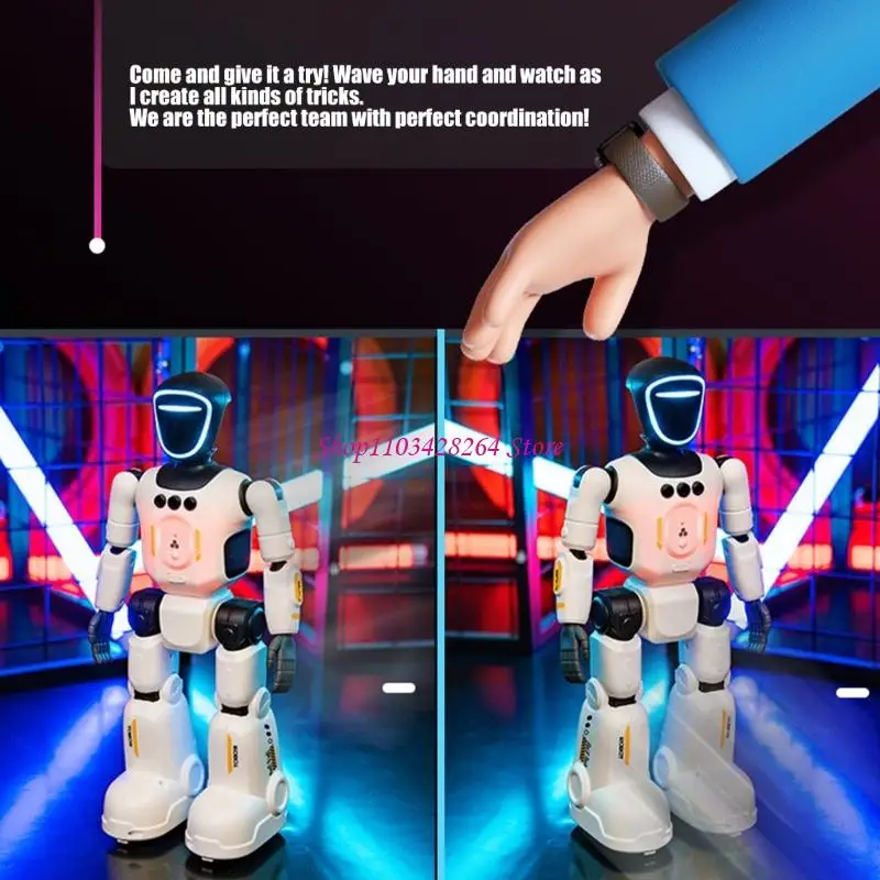  Gesture Sensing Programmable Robot Toy with Gesture Control and Music Dance for Children Educational Play