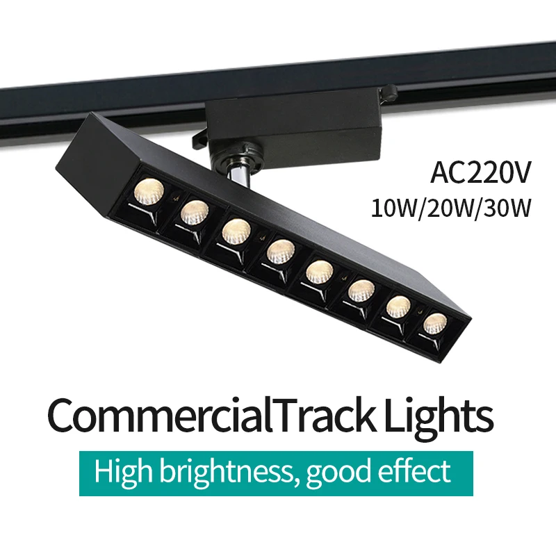 LED track lighting fixture set fill light AC220V 10W 20W 30W suitable for living room home store lighting