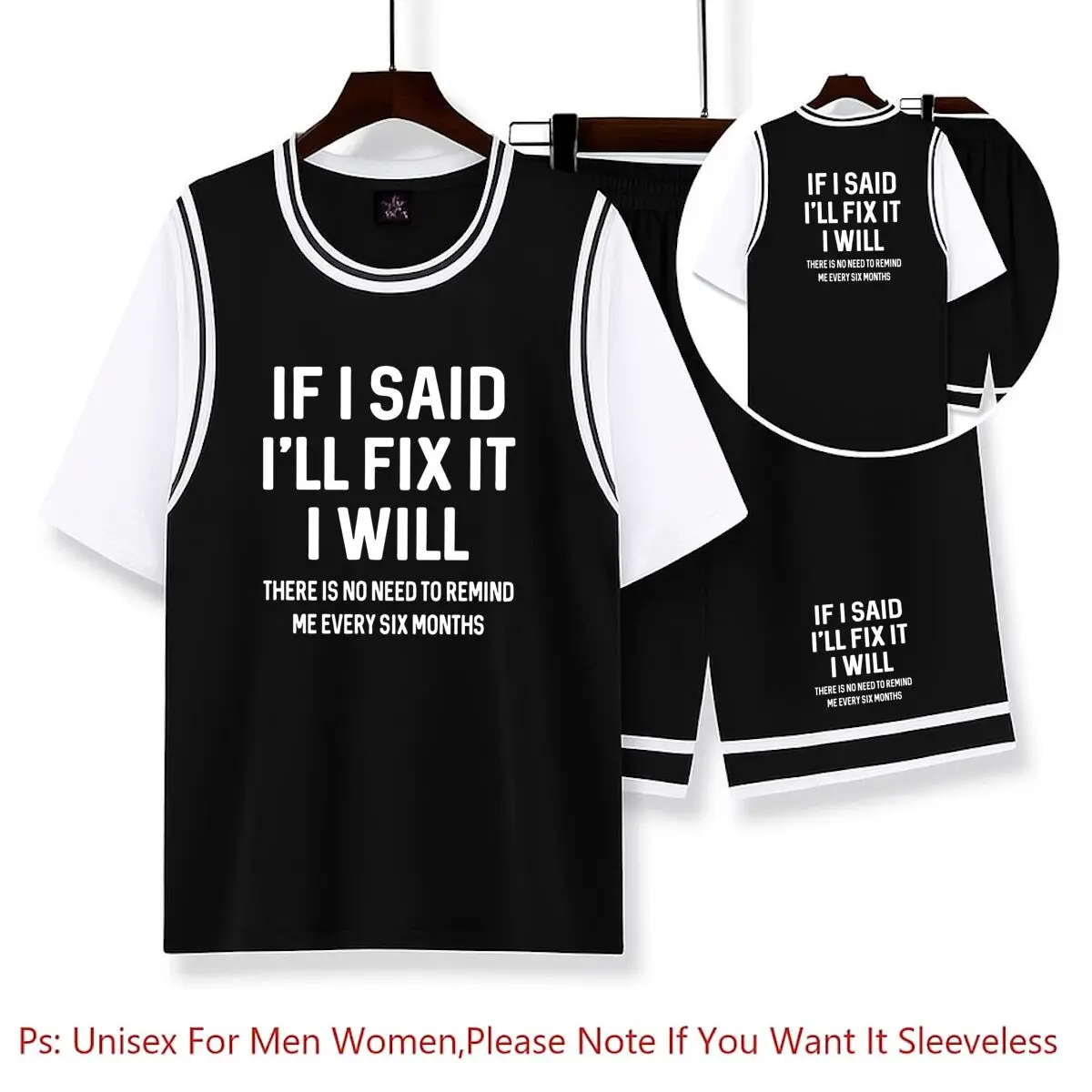 

Если я сказал, я фиксу это, я буду забавный мастер-механик, комплекты баскетбольного трикотажа, быстросохнущая футболка на заказ, баскетбольная форма с графикой