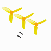 3PCS Propeller +2PCS Screws Spare Part Kit for RC Helicopter OMPHOBBY M2 Tail Blade Rotor Upgrade 3-Leaf Tail Blade Accessory