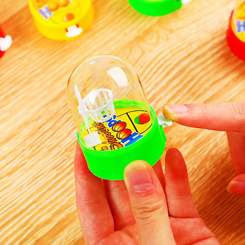 20 Stück Mini Finger Basketball Schieß spielzeug Jungen Mädchen Geburtstags feier bevorzugen Souvenir Piñata Füller Kinder Party liefert Geschenk verpackung